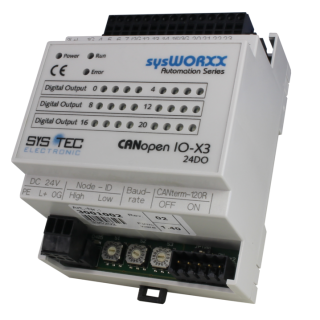 Systec CANopen IO-X3, 24DO