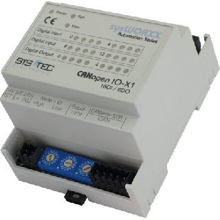 Systec CANopen IO-X1 16DI / 8DO